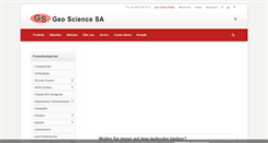 Desktop Screenshot of geo-science.ch